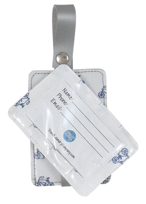 LTD- Bicycle Blues Luggage Tag Duo