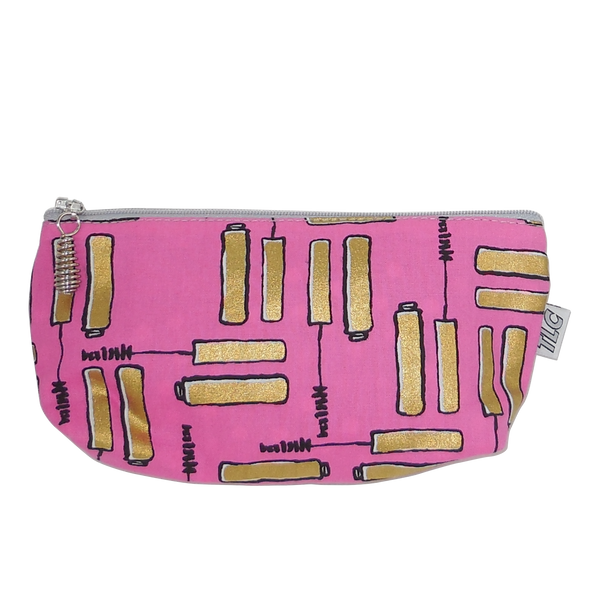 CIGSL-  Lovely Lashes "Cigar" (Tampon) & Cosmetics Slicker Bag