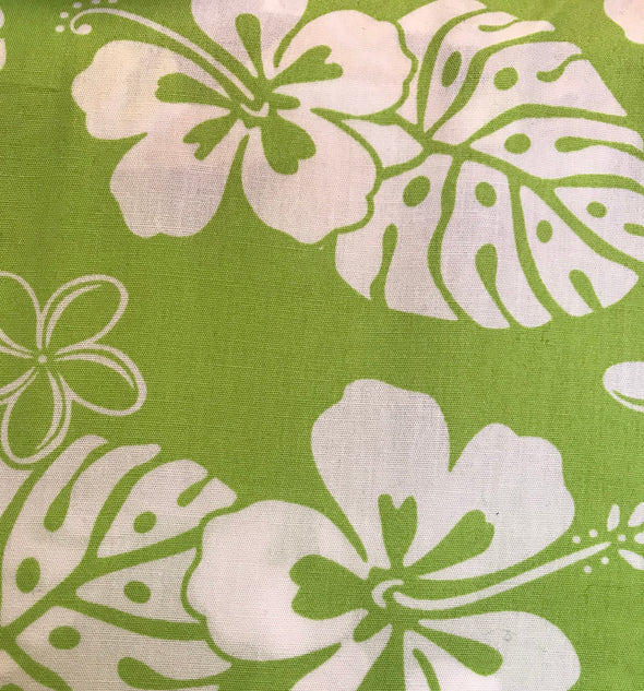 Yard by Yard - Classic Hawaiian (Green) Fabric