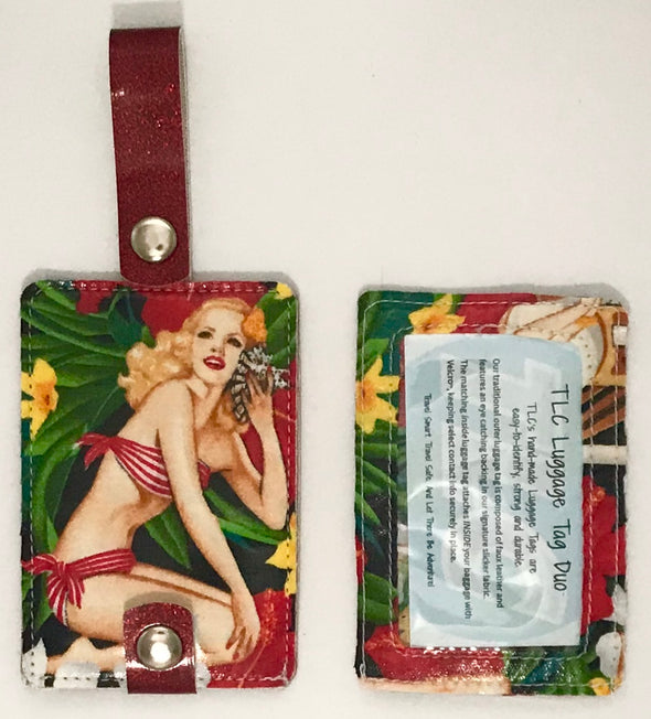 LTD- Mahalo Girls Luggage Tag Duo
