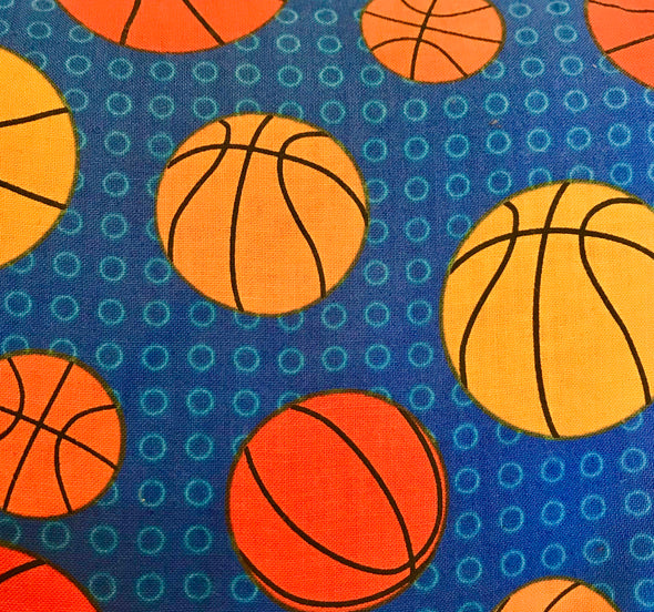 Yard by Yard - Basketball Fabric