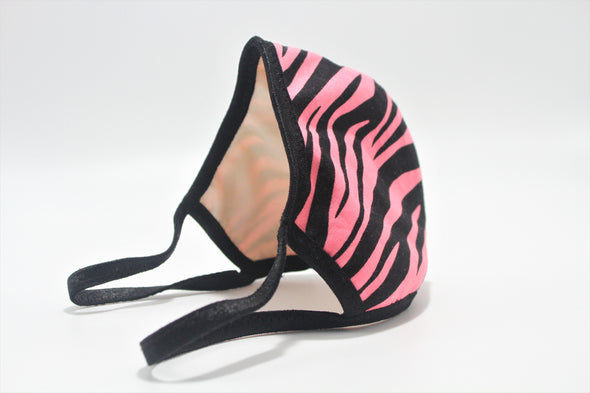 TLC Face Mask - Pink Tiger Stripe