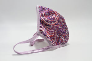 TLC Face Mask - Purple Paisley Lightweight