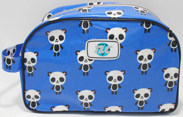 TBD - Panda Blue Double Slicker Classic Toiletry Bag