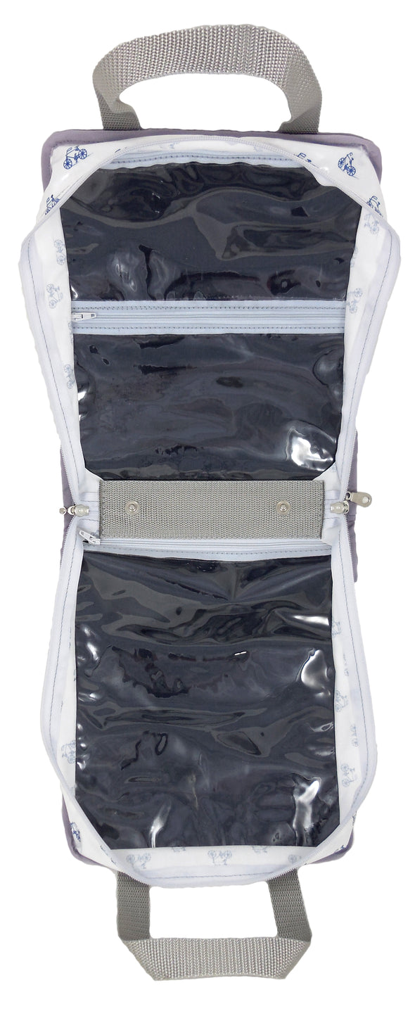 TBSLH- Bicycle Blues Hanging Toiletry Bag