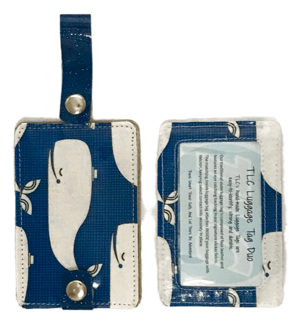 Luggage Tag Duo - Whale Watching